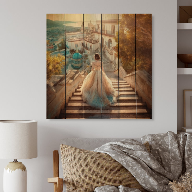 Ahadzi Dreamy Wedding Day II sur impression sur bois, H 15 po x l 15 po x P 0,78 po