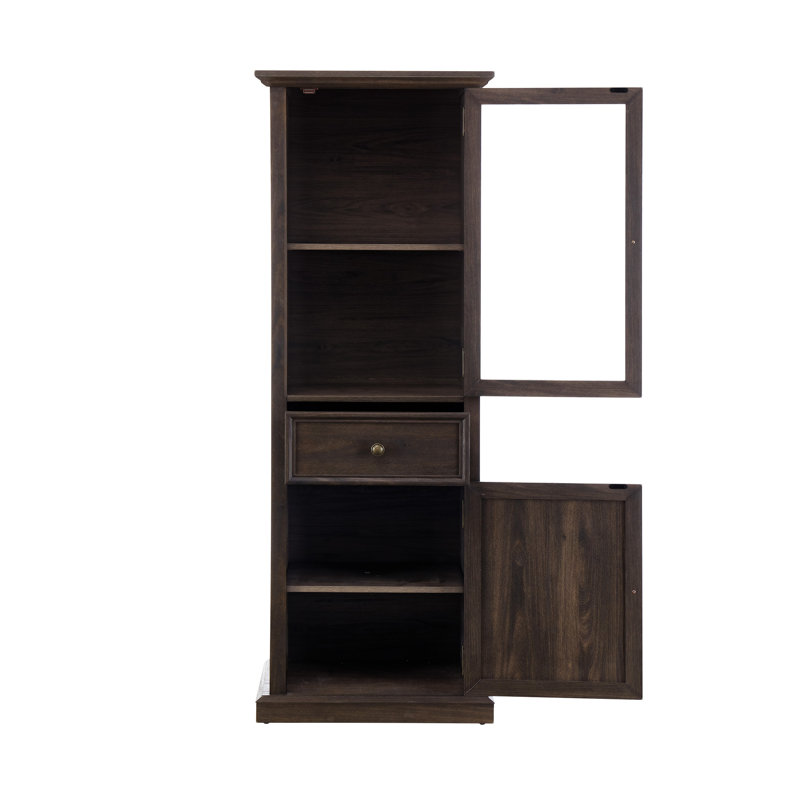 Tall Storage Cabinet, Brown