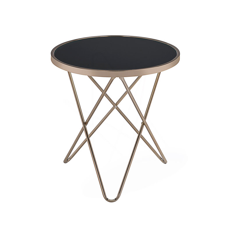 Glass Top End Table