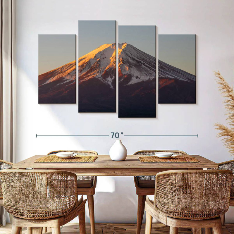 Alvord Mt Fuji Sunrise, H 42 po x l 68 po