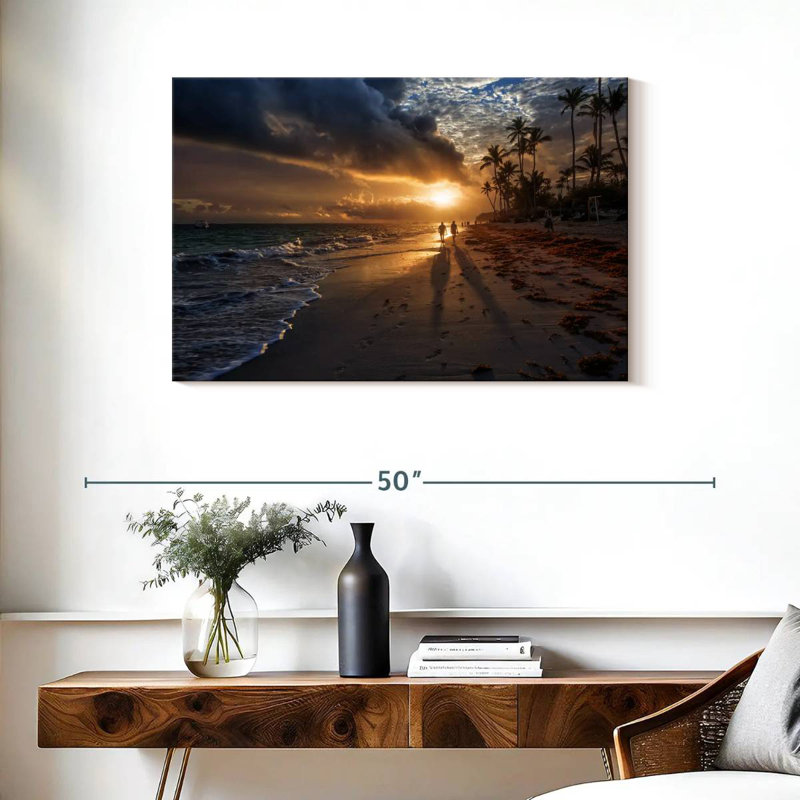 Paysage dominicain Gillard, H 24 po x l 36 po