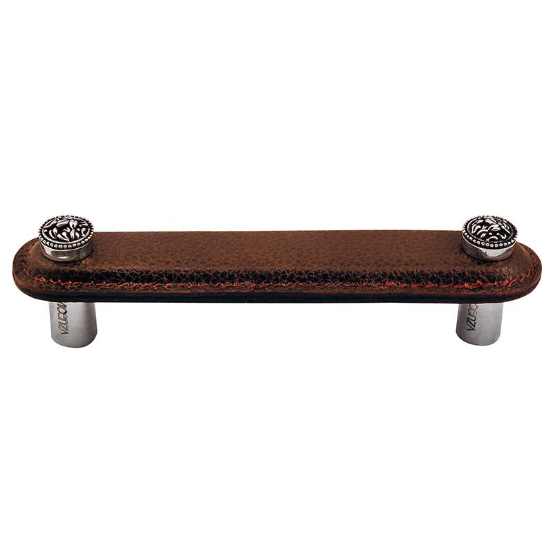 San Michele Bar / Handle Pull, 4", Vintage Pewter