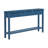 High-Quality Entryway Console Table with 4  Spacious Drawersm,1 Practical Bottom ShelfLong Legs, for Hallway, Foyer