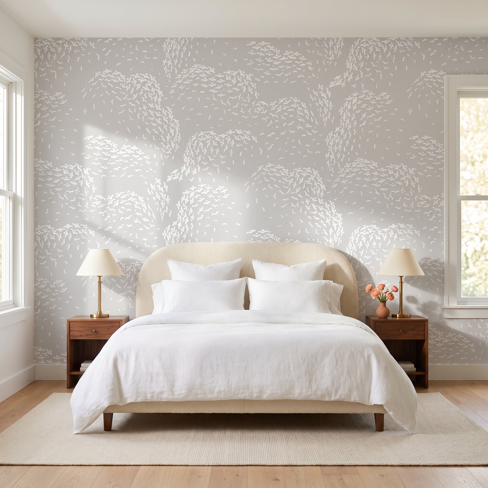 Revel Self-Adhesive Wallpaper Roll, Beige, Non-pasted, Paper
