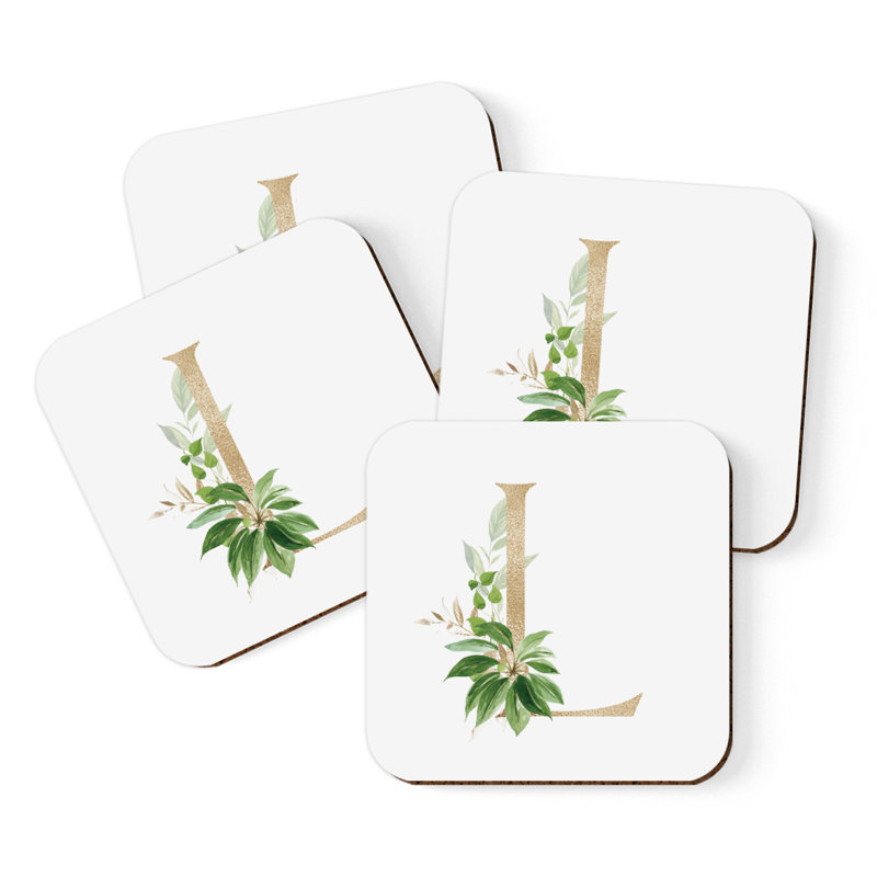 Sous-verre à monogramme Exotic, L