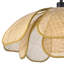Luminaire suspendu Creative Petal Rattan pour le salon-2027878834