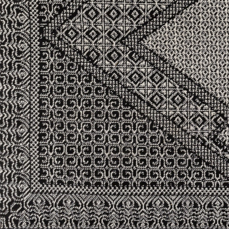 Tapis gris / noir Dancy Southwestern, Rectangle 9 pi 2 po x 12 pi