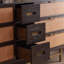 Armoire créative en rotin de bois massif