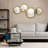 Metal Wall Art Mirror Decor,HOMCOM Gold - Wall Hanging Art