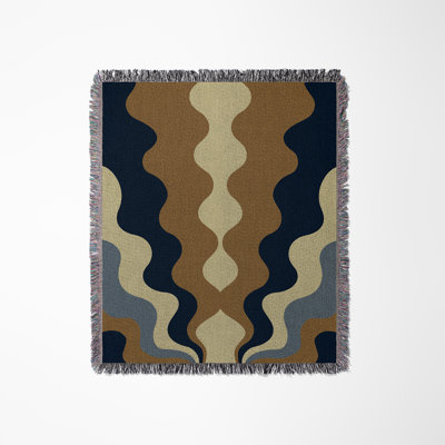 Rays Cotton Blend Blanket Throw