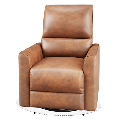 Faux Leather Rocking Chair