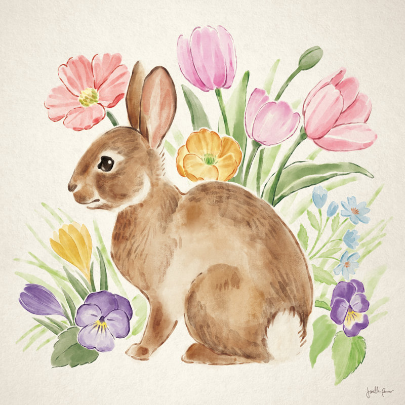 Spring Spirit III On Canvas by Janelle Penner Print
