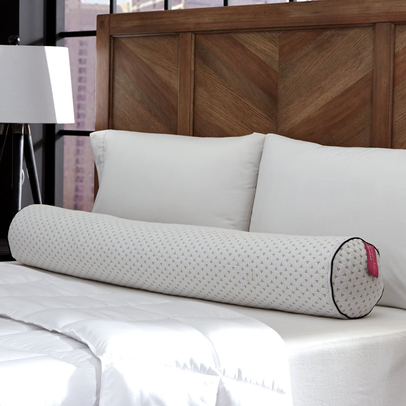 Charcoal Infused Memory Foam Body Pillow with Knitted Polyester Cover