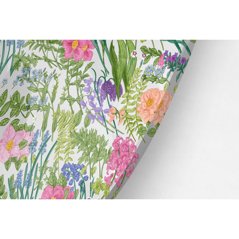Handmade Traditional Plants & Flowers Wall Decor on Acrylic
