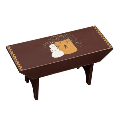 Christmas Décor-Snowman Stool