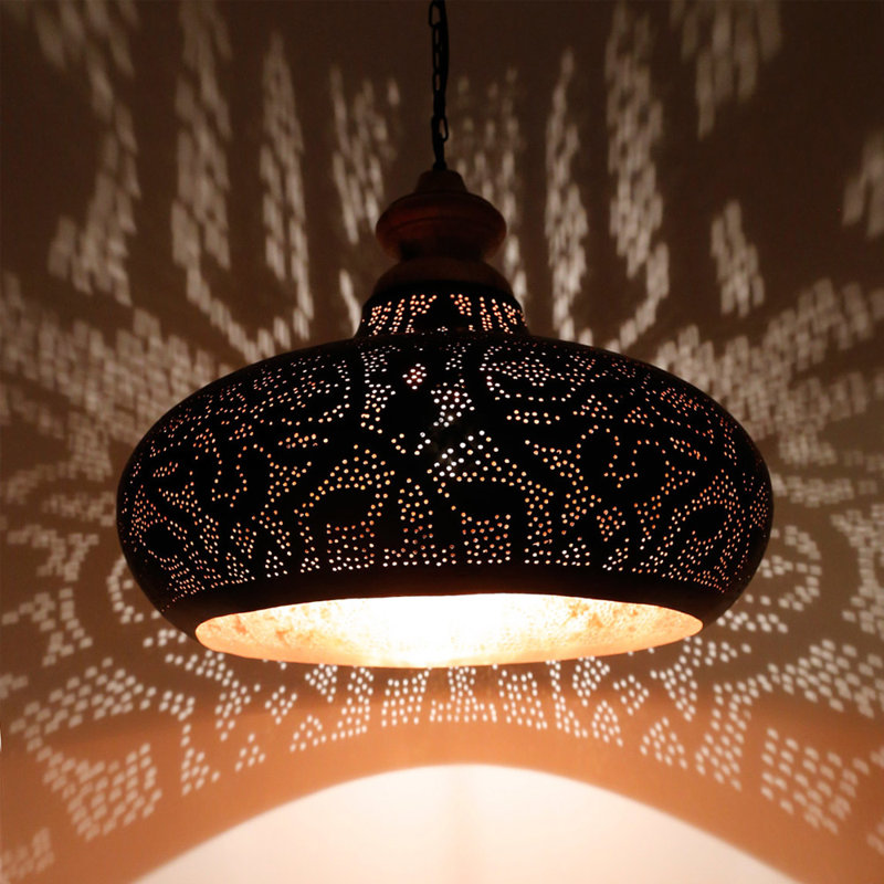 Chea 1 - Light Dome Pendant, Black