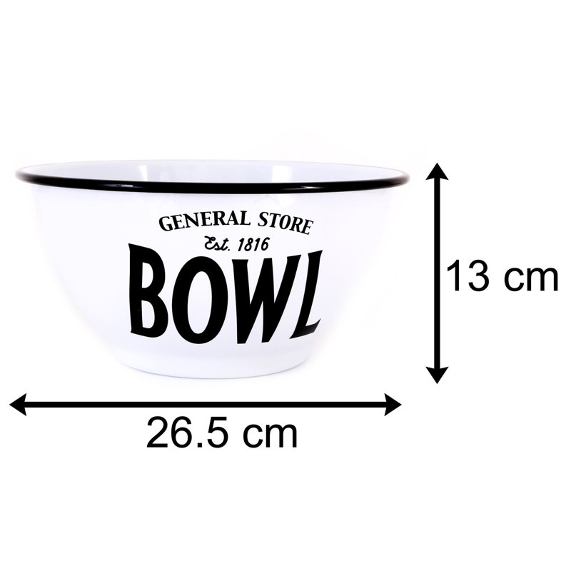 Happy Larry Spotts Iron Serving Bowl