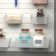 Flow Wall 8 Piece Slatwall Panel, Bin Storage Set - Slatwall