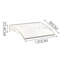 Dakota Fields 120cm W x 80cm D Plastic Cover Retractable Door / Window Awning-715249151