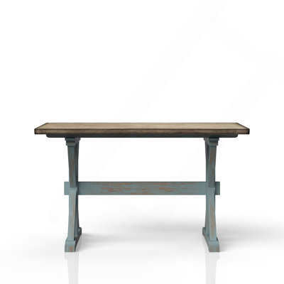 Casual X Based Counter Height Dining Table