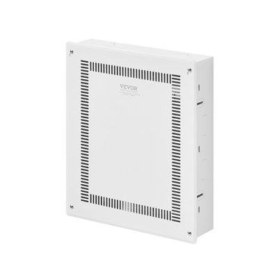 Enceinte multimédia structurée, 17 po, boîte encastrée murale avec couvercle, ensemble de boîte de gestion des câbles murale, armoire multimédia à câblage structuré, acier laminé à froid, pour cinéma maison
