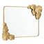 Ismerie Rectangle Brass Beveled Mirror
