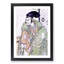 The First Nakamura Nakazo by Katsukawa Shunsho - Framed Print-55642316-55642315
