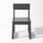 2-Pack  Grey HDPE Outdoor & Garden Backres  Modernist Designt Chairs-1676635415