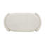 Banc de rangement ovale rembourré ovale Fuji