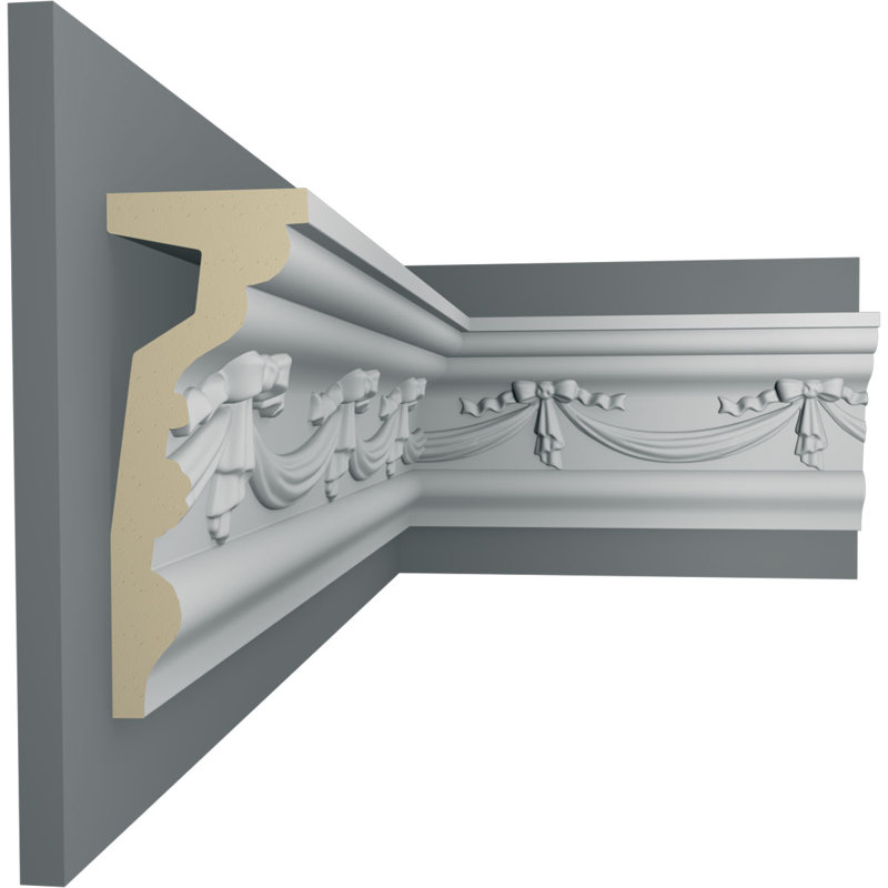 Rail de chaise Endurathane Federal, H 4 1/2 po x P 1 3/4 po x L 94 1/2 po, apprêté en usine (paquet de 8)