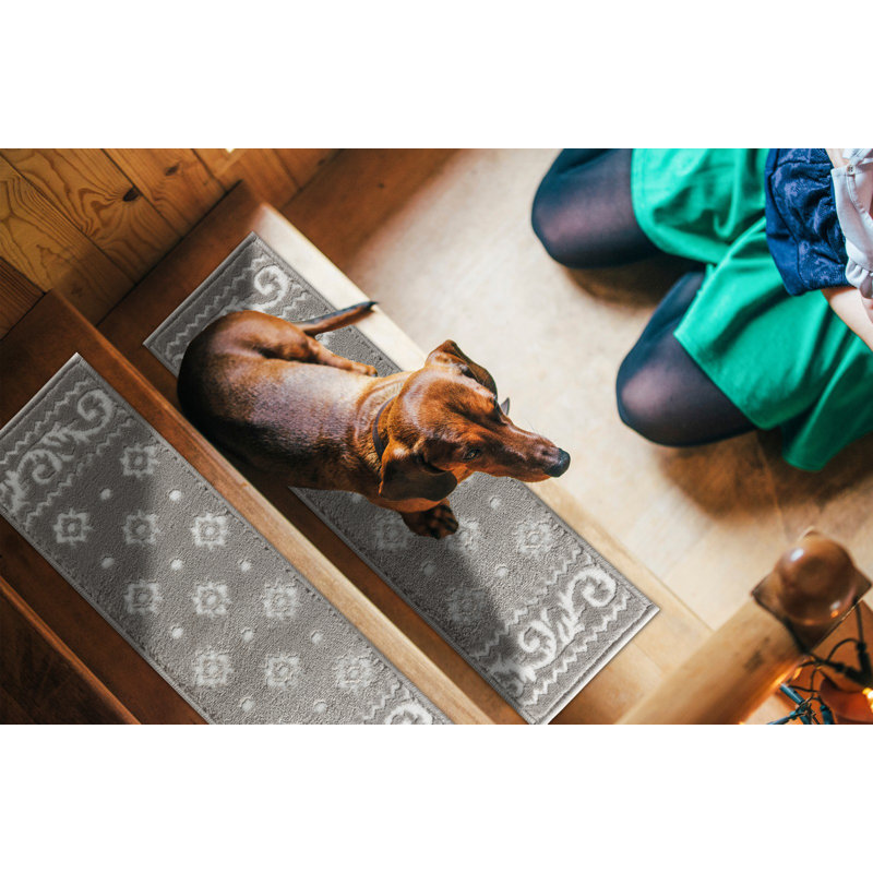 Tapis d'escalier, gris