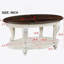 Table basse ovale en bois 42 pouces-784089858-784089859