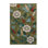 Machine Washable Botanical Brown Area Rug