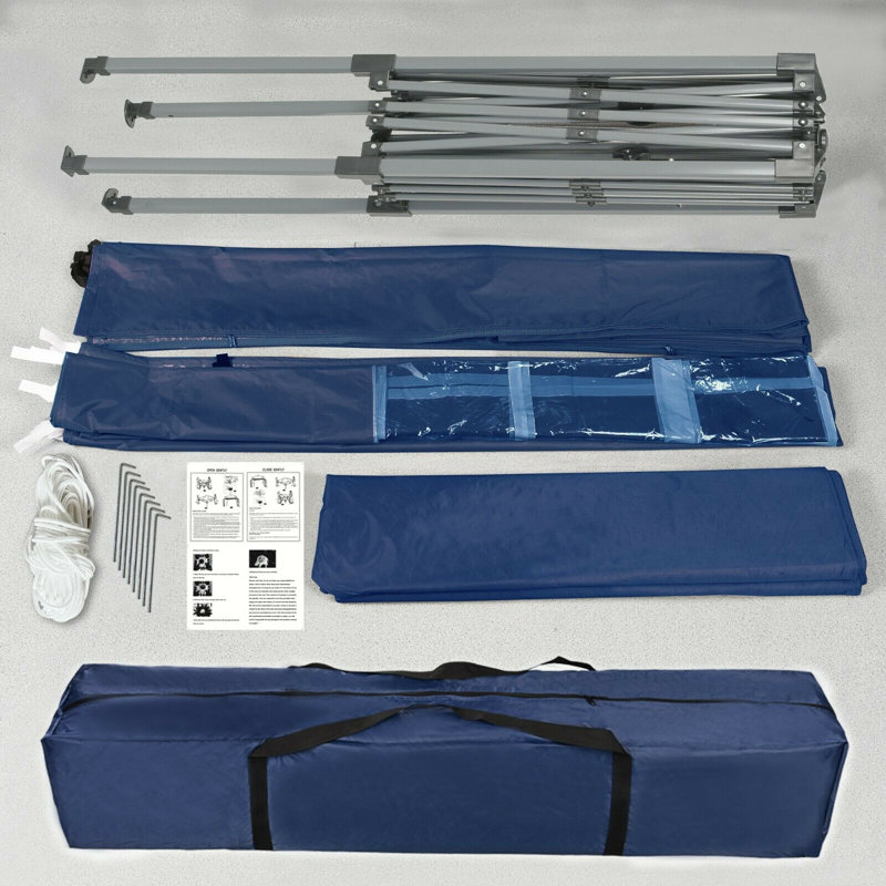 Jarrow Aluminium Pop-Up Gazebo, Blue