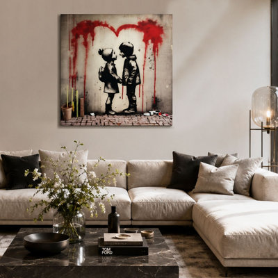 Peinture décorative sur toile