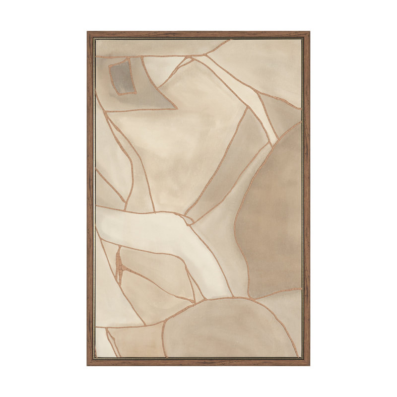 Nagel Patchwork II By Studio Handmade Original Framed Canvas Artwork, Field Patchwork I