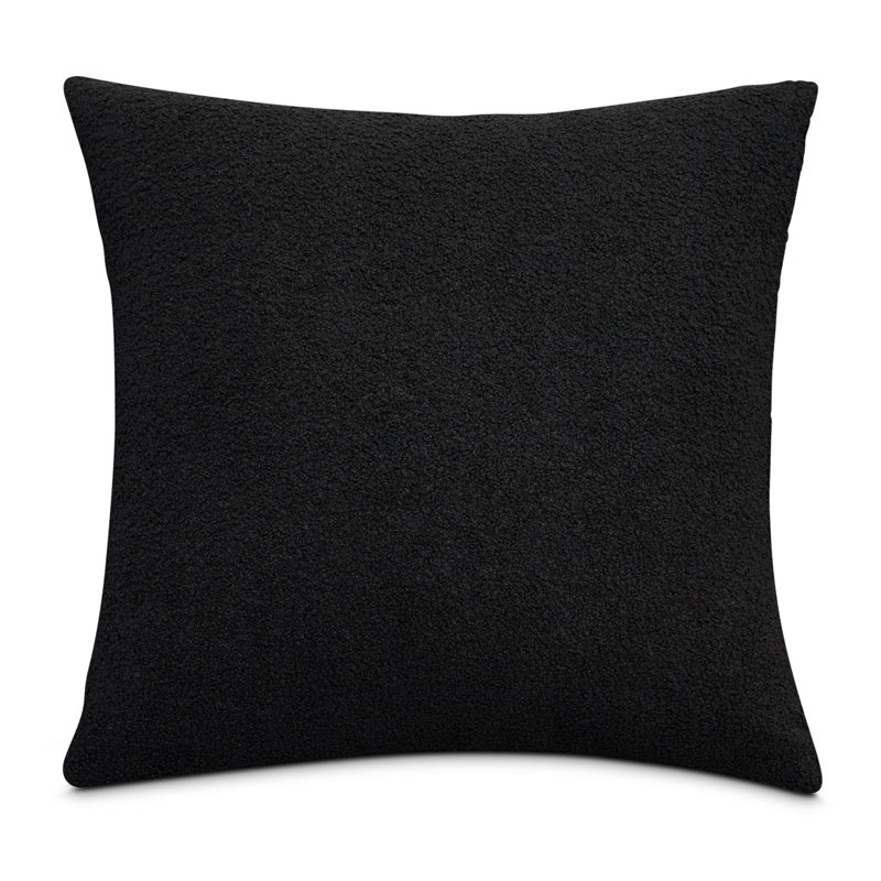Shepard Square Pillow Cover & Insert, Black
