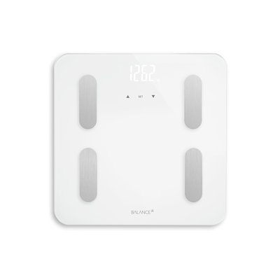 Greater Goods Digital Scale for BMI, Weight Tracking, Body Fat, Water Weight - Accurate Sleek Bathroom Scale for a Healthy Weight Loss Journey