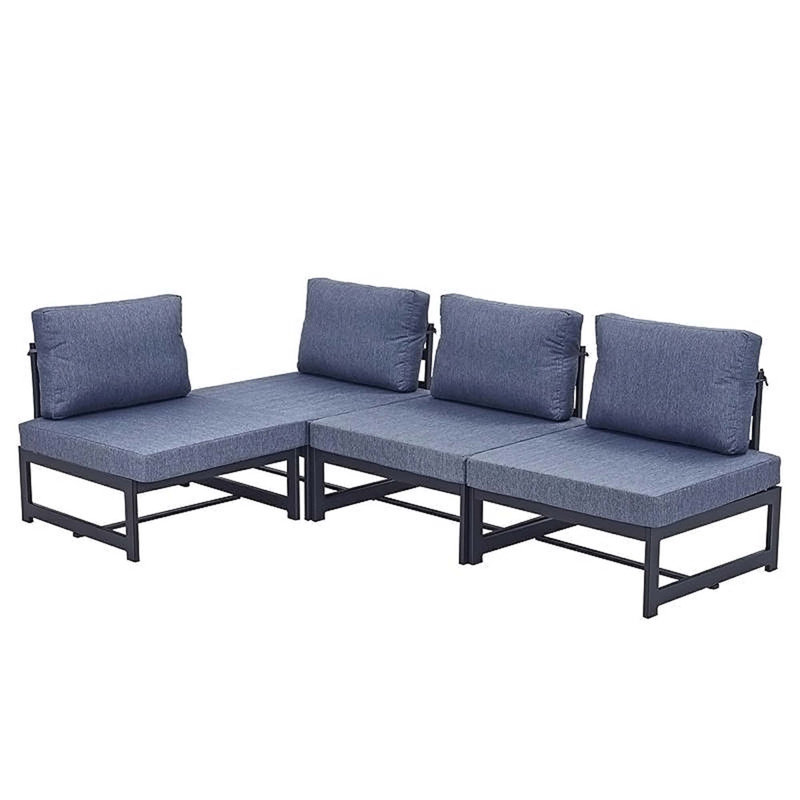Canapé polyvalent résistant aux intempéries avec un design peu encombrant pour la détente