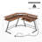 Mamurjon L-Shaped Metal Base Computer Desk with Power Outlet-1300999307