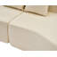 Canapé incurvé incurvé, canapé modulaire à compression de 106 po, haute densité, canapé-lit pour salon, salon, appartement, chenille-1568500463