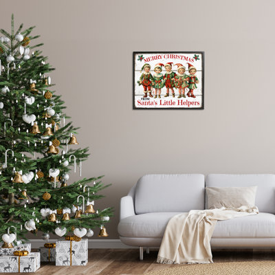 Elfes du Père Noël aidés, estampe numérique par Creatif Belle