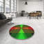 Tapis vert/rouge/orange à motifs-1636285201