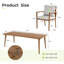 Michael 9-Piece Brown Aluminum Patio Dining Set With Rectangular Table And Light Grey Cushions