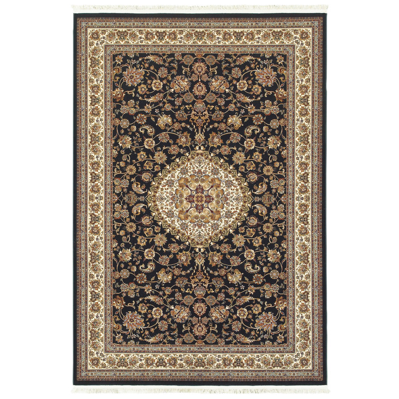 Knepp Oriental Indoor Rug, Rectangle 3'10" x 5'5"