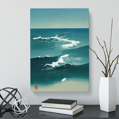 Alsup Japanese Ocean - Wrapped Canvas