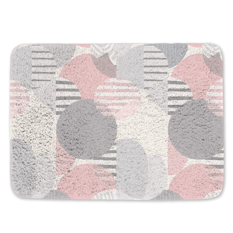 Rienhold Microfiber / Microsuede Bath Mat, 17"W x 24"L