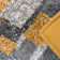Resendez Machine Woven Mustard/Ochre/Grey Indoor Rug