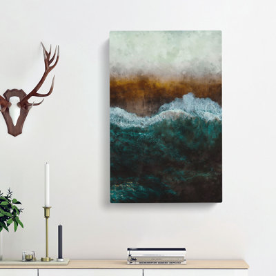 Beach In Santa Monica - Wrapped Canvas