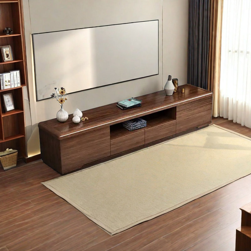 Nouveau meuble télé en bois de noyer chinois